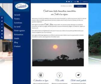 Castelimmo.fr(Castel Immobilier) Screenshot