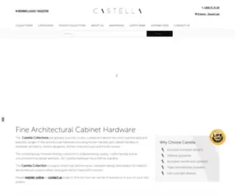 Castella.com.au(Architectural Cabinet Hardware) Screenshot