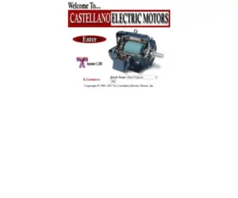 Castellanomotors.com(Castellano Electric Motors) Screenshot