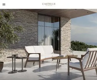 Castellefurniture.com(Handcrafted Luxury Outdoor Patio Furniture) Screenshot