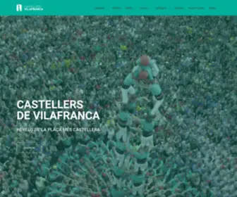 Castellersdevilafranca.cat(Castellers de Vilafranca) Screenshot