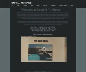 Castelliartspace.com(Castelli Art Space in Los Angeles) Screenshot