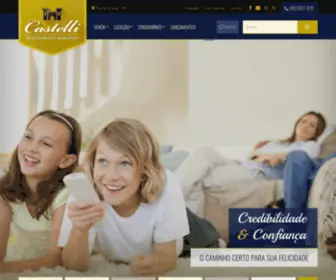 Castelliimoveis.com.br(Castelli) Screenshot