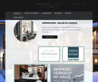 Castello.at(Hotel Castello Falkner in Sölden) Screenshot