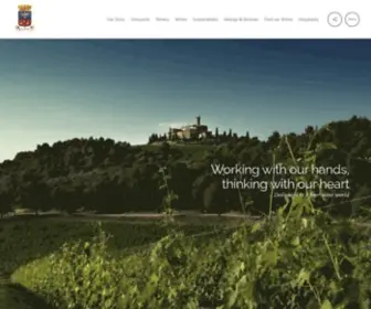 Castellobanfi.com(Castello Banfi Home) Screenshot