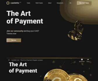 Castellocoin.com(The Art of Payment) Screenshot