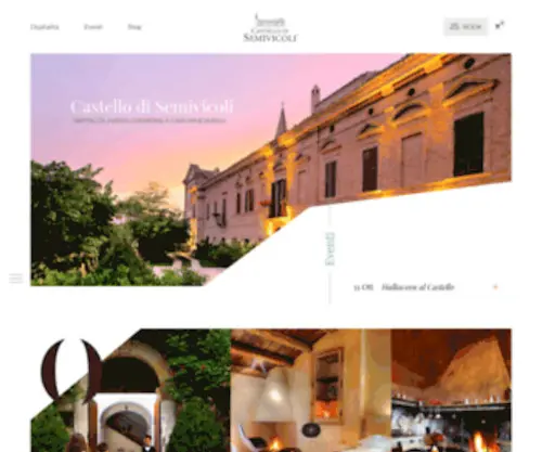 Castellodisemivicoli.com(Castello di Semivicoli) Screenshot