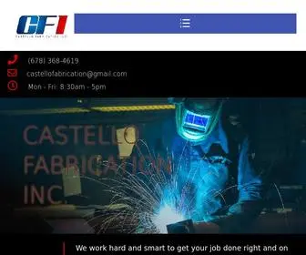 Castellofabricationinc.com(Welding and fabrication) Screenshot