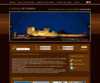 Castelloinvendita.com(CASTELLI IN LOCATION DA SOGNO) Screenshot