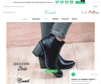 Castellshoes.com(Calzados Castell) Screenshot