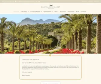 Castellsonclaret.com(Luxury Hotel in Mallorca) Screenshot