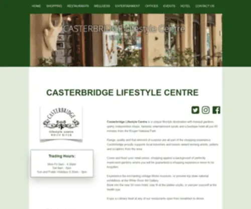 Casterbridge.co.za(Casterbridge Lifestyle Centre) Screenshot