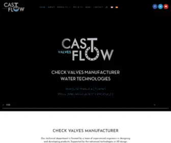 Castflow.com(Check Valves Manufacturer) Screenshot