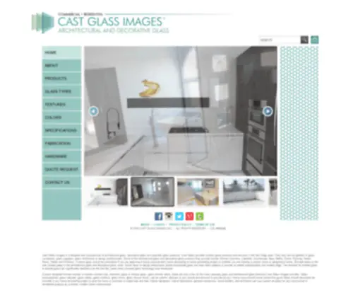 Castglassimages.com(Architectural Glass & Cast Glass) Screenshot
