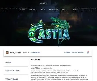 Castiamc.com(CastiaMC Store) Screenshot
