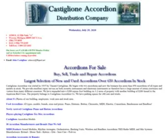 Castiglioneaccordions.com(Noname Music) Screenshot