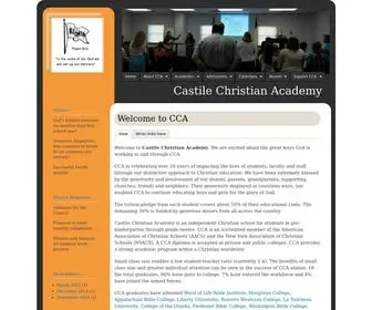 Castilechristian.org(CCA) Screenshot