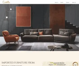 Castilla.com.sg(Luxury Designer Furniture) Screenshot