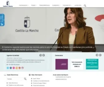 Castillalamancha.es(Gobierno de Castilla) Screenshot