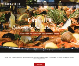 Castillarestaurant.com(Spanish Restaurant in Bellevue) Screenshot