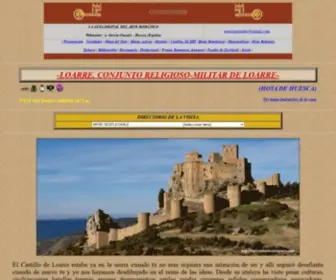 Castillodeloarre.org(EL CASTILLO ROMANICO DE LOARRE) Screenshot