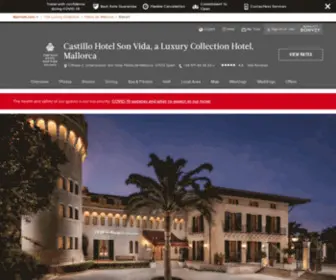 Castillohotelsonvidaview.com(Luxury Hotels & Resorts in Palma de Mallorca) Screenshot