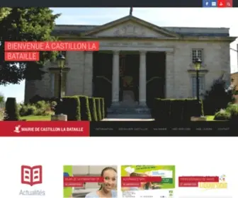 Castillonlabataille.fr(Mairie de Castillon la Bataille) Screenshot