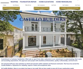 Castilobuilders.com(Castillo Builders Contractor Specializes In) Screenshot