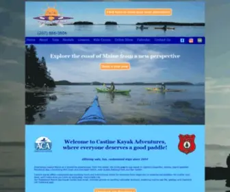 Castinekayak.com(Castine Kayak Adventures) Screenshot