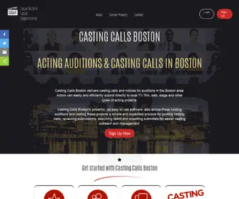 Castingcallsboston.com(Casting Calls Boston) Screenshot