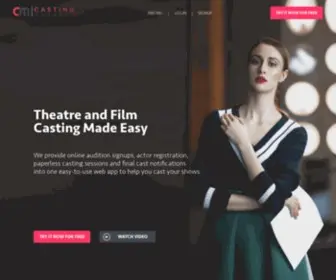 Castingmanager.com(Casting Manager) Screenshot