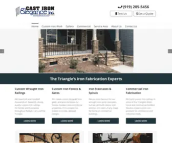 Castironelegance.com(Iron Railings) Screenshot