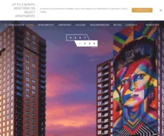Castironlofts.com(Apartments in Jersey City) Screenshot