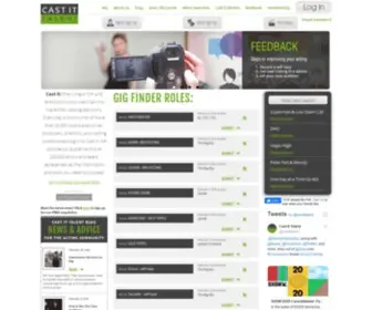 Castittalent.com(Cast It Talent) Screenshot