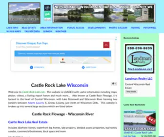 Castle-Rock-Lake.com(Castle Rock Lake WI) Screenshot