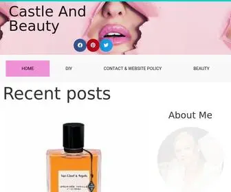 Castleandbeauty.com(Castle and Beauty Blog) Screenshot