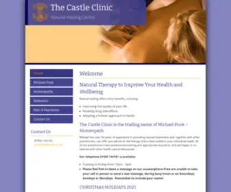 Castleclinic.co.uk(Natural Healing) Screenshot