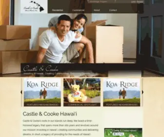 Castlecookehawaii.com(Castle & Cooke Hawaii) Screenshot