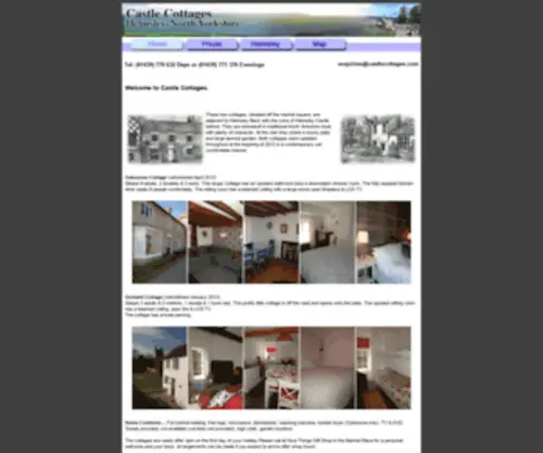 Castlecottages.com(Castle Cottages) Screenshot