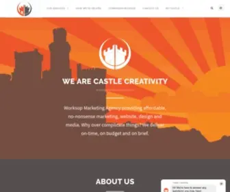 Castlecreativity.com(Worksop Marketing Agency) Screenshot