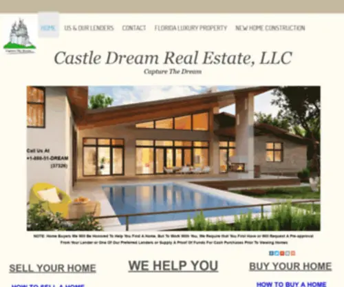 Castledreamrealestate.com(Tampa Homes For Sale) Screenshot