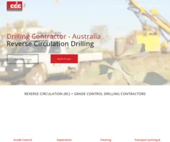 Castledrill.com(Reverse Circulation Drilling & Grade Control) Screenshot