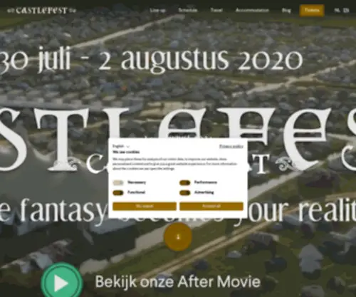 Castlefest.nl(Castlefest) Screenshot