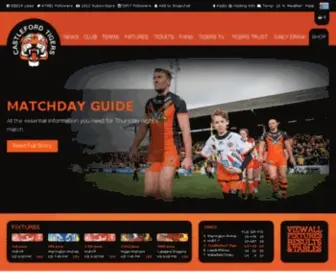 Castlefordtigers.com(Castleford Tigers RLFC) Screenshot