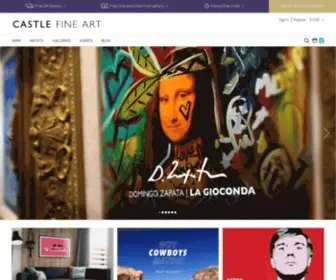 Castlegalleries.com(Castle Fine Art) Screenshot