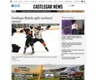 Castlegarnews.com(Castlegar News) Screenshot