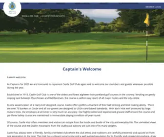 Castlegc.ie(Castle Golf Club) Screenshot
