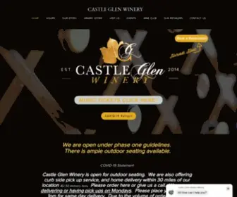 Castleglenwine.com(Castle Glen Estates Winery) Screenshot