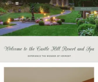Castlehillresortvt.com(The Castle and Resort Homes) Screenshot