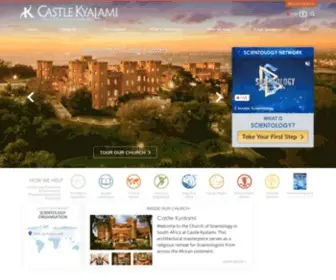 Castlekyalami.org.za(Church of Scientology in South Africa) Screenshot